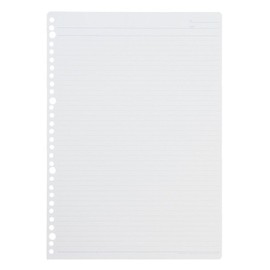 Maruman L1101H Loose Leaf A4 Horizontal Rule, 0.2 inch (6 mm), 100 Sheets
