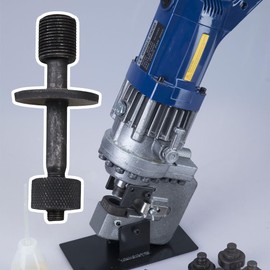 Yibuy Hydraulic Drive Draw Stud with Gasket Punches Knockout Draw Stud Punches Holemaking Kit 20x10mm