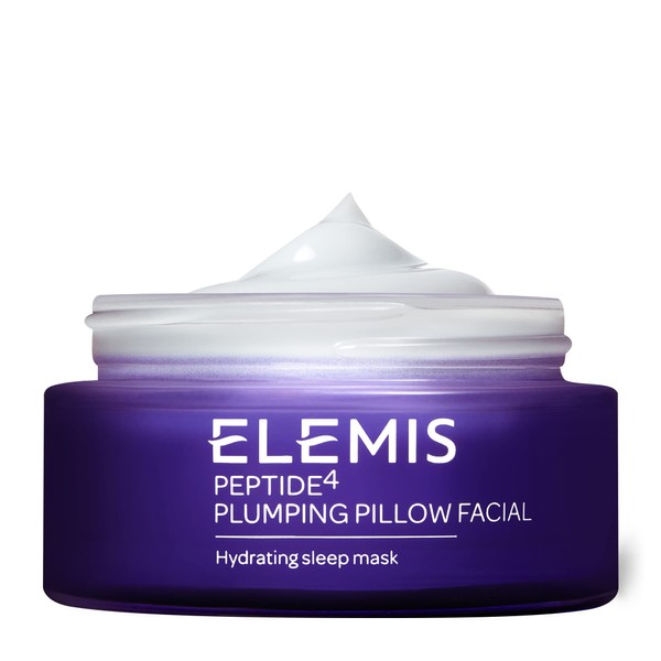 ELEMIS Peptide4 Plumping Pillow Facial | Cooling Gel Sleep Mask Refreshes, Replenishes and Rehydrates for Radiant, Well-Rested Skin Overnight |1.7 Fl Oz (Pack of 1)