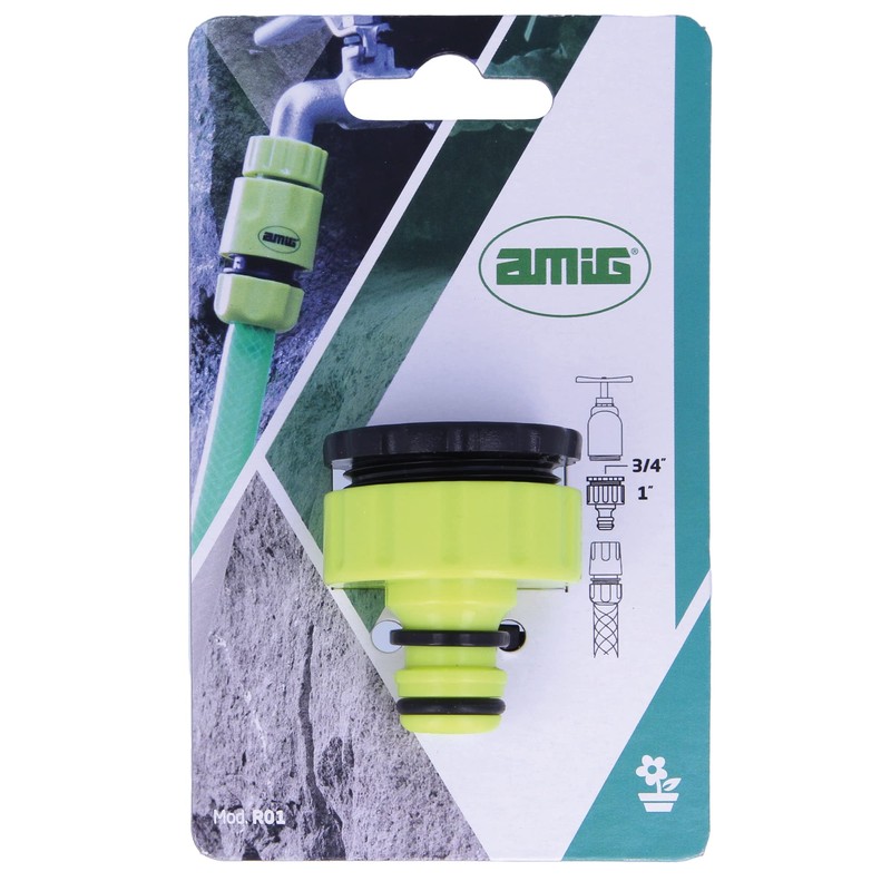 Amig Tap Connector Adapter and Reducer with Hose | 3/4