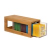 Serenica Homes Bamboo and Acrylic Drawer Tea Bag Holder- Durable