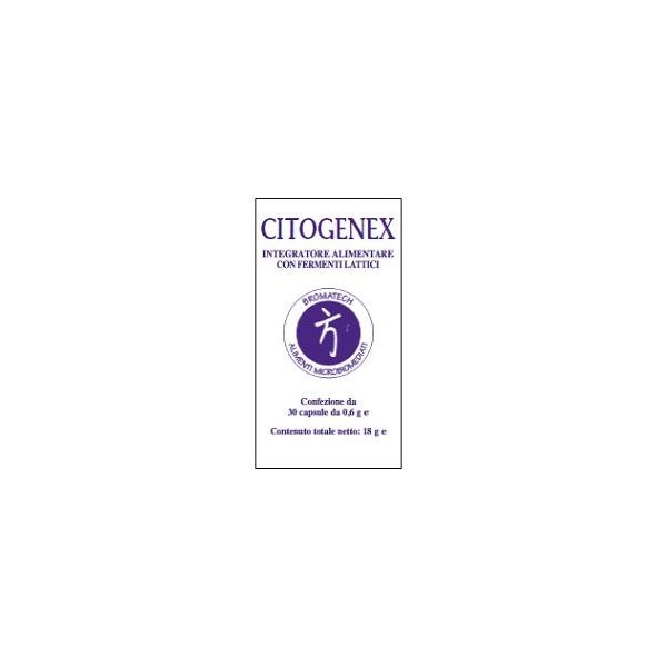 Citogenex Food Supplement with Lactic Ferments 30 Capsules