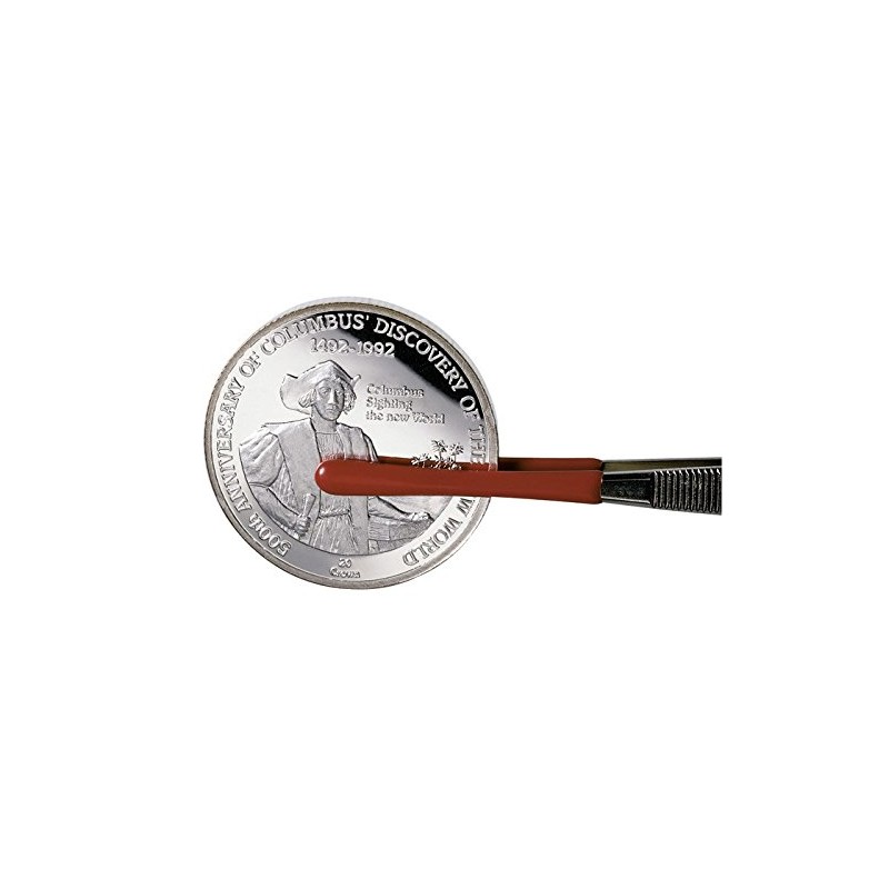 LINDNER Das Original Nickel Plated Coin Tweezers 120mm with Coated