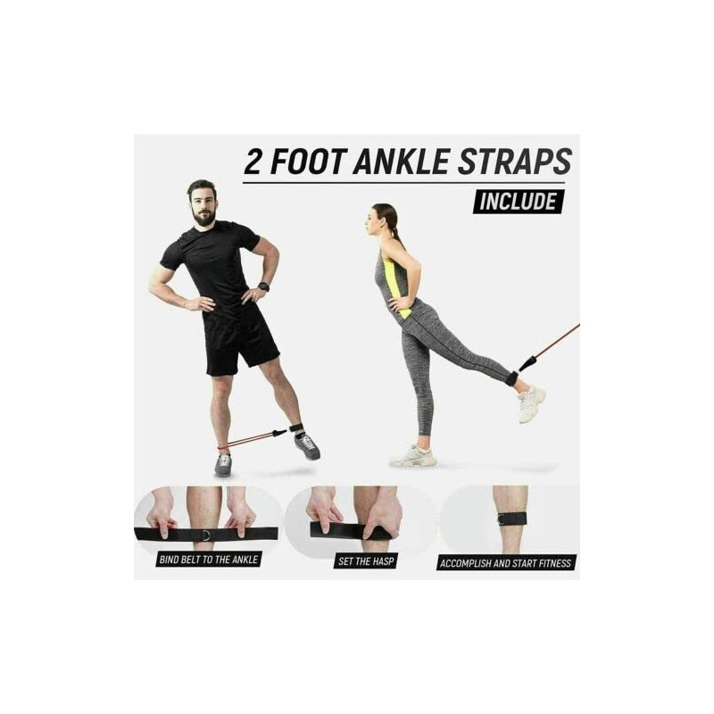 1 Set X 13Pc Yoga Resistance Band Home Workout Set