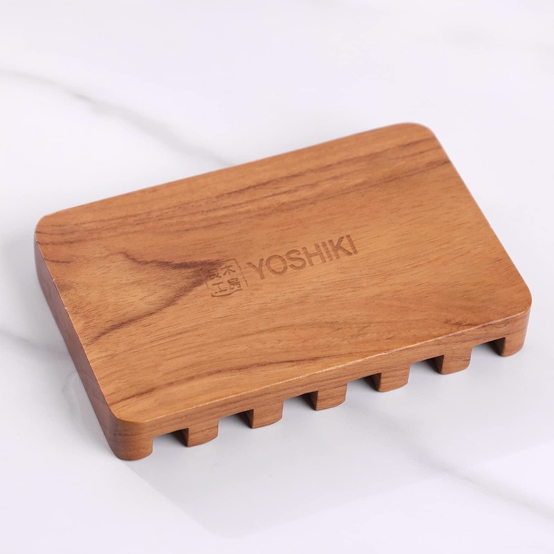 YOSHIKI YK-SB1 Soap Rest Wooden Bathroom Dish Rest Stylish Soap
