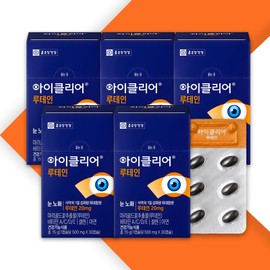 Chong Kun Dang iClear Lutein Eye Health Cha Inpyo 30 capsules, 5 pcs / 종근당 아이클리어 루테인 눈건강 차인표 30캡슐, 5개