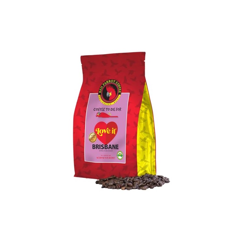 RED PARROT - LOVE IT BRISBANE - EXTRA DARK ROAST