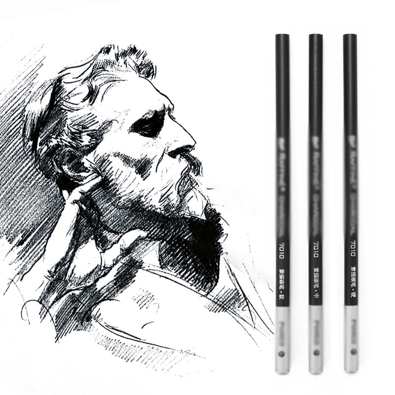 Drawing Beginner Sketch Set Charcoal Pencil Eraser Art Craft Painting