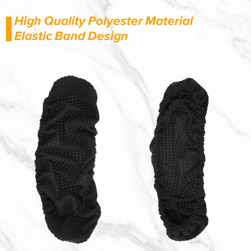 Sorcristy 2PCS Office Chair Arm Covers Polyester Removable Machine Washable
