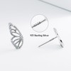 HAISWET Butterflly Wing Earrings 925 Sterling Silver Earrings for Girls