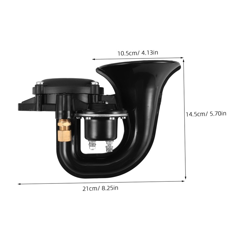Mobestech Superior Sound Electric Train Horn Car Horn for Trucks