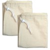 Simple Houseware Extra Large Natural Cotton Laundry Bag, Beige (28"