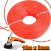 Buystarget String Trimmer Line Nylon Strimmer Wire Round Double Dual