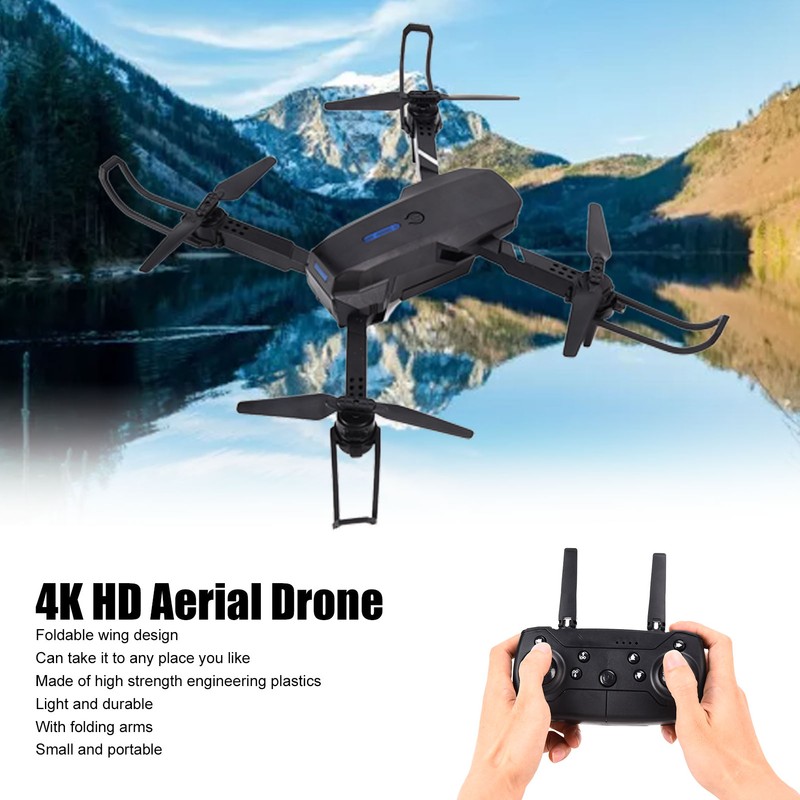 E88 Foldable Remote Control Aircraft Altitude Hold 4K HD Aerial
