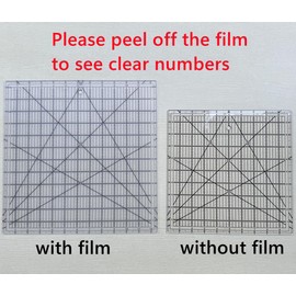 Quilting Rulers,4 Quilting Templates Square Ruler (3.5", 5", 6.5", 10.5")