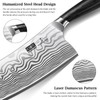 HOSHANHO Cleaver Knife 7 Inch, Razor Sharp High Carbon Powder