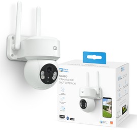 Garza Smart - 360° WiFi IP Outdoor Surveillance Camera 1296P with Night Vision, Two-Way Audio, Motion Detection, App Control