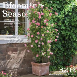 Hsundries 5.2FT Obelisk Trellis for Climbing Plants Outdoor, 16mm Rust-Proof Extra Thickened Plastic-Coated Metal Pipes, Indoor Climbing Support for Potted Plants, Vines, Flowers Stands,Black