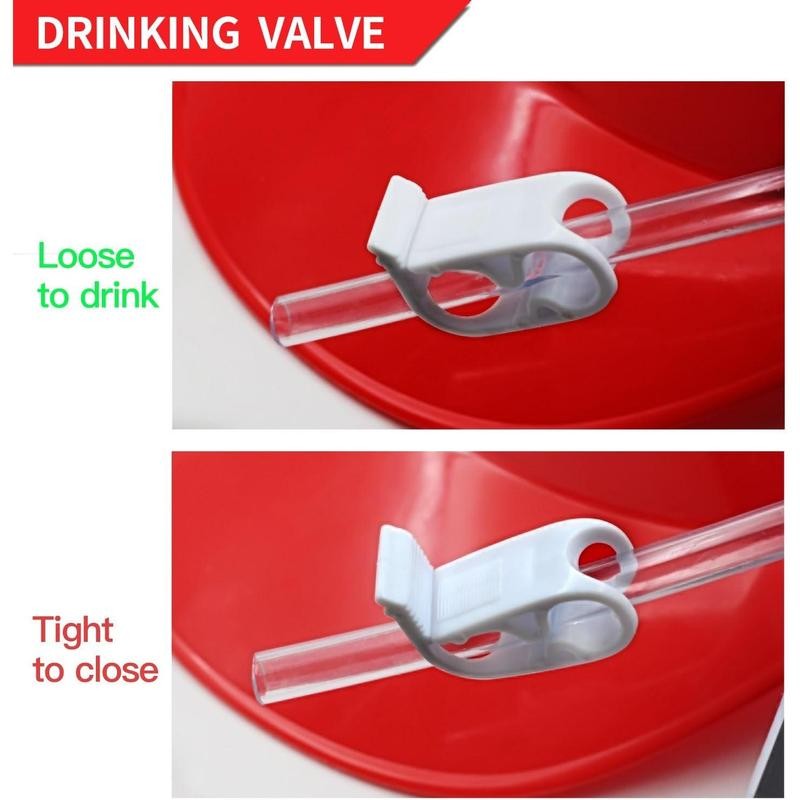 Drinking Hat - Can Holder Drinker Hat Cap with Straw