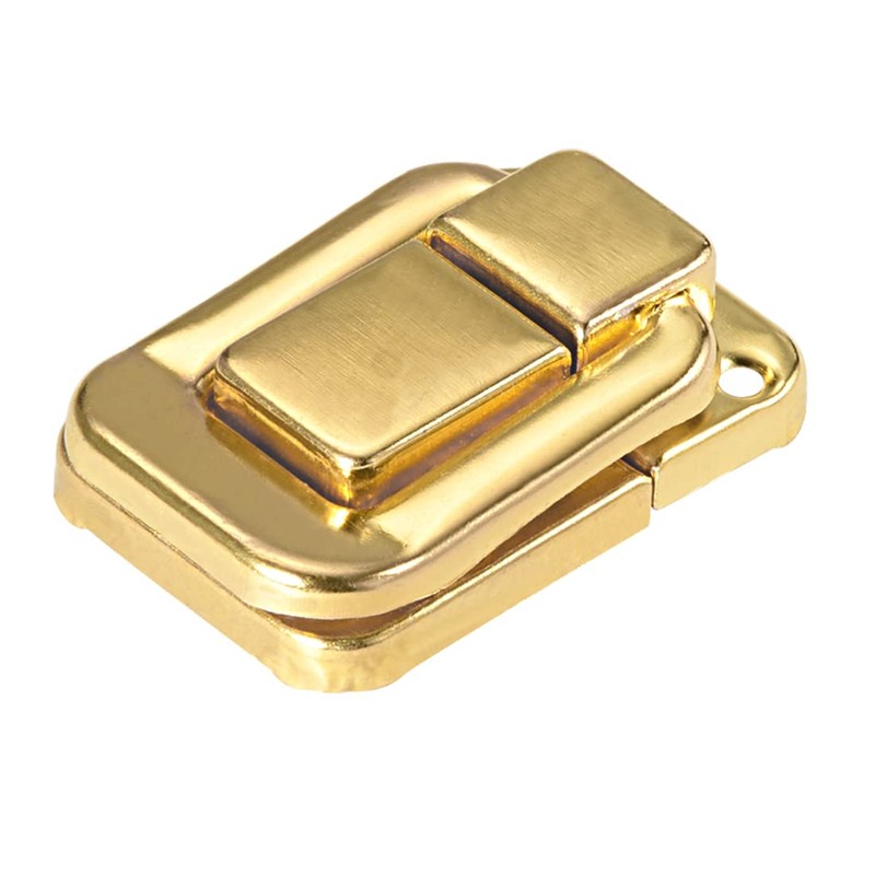 sourcing map Toggle Catch Lock, 48mm Retro Decorative Golden Hasp