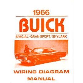 bishko automotive literature 1966 Buick Gran Sport Skylark Special Electrical Wiring Diagram Schematic Manual
