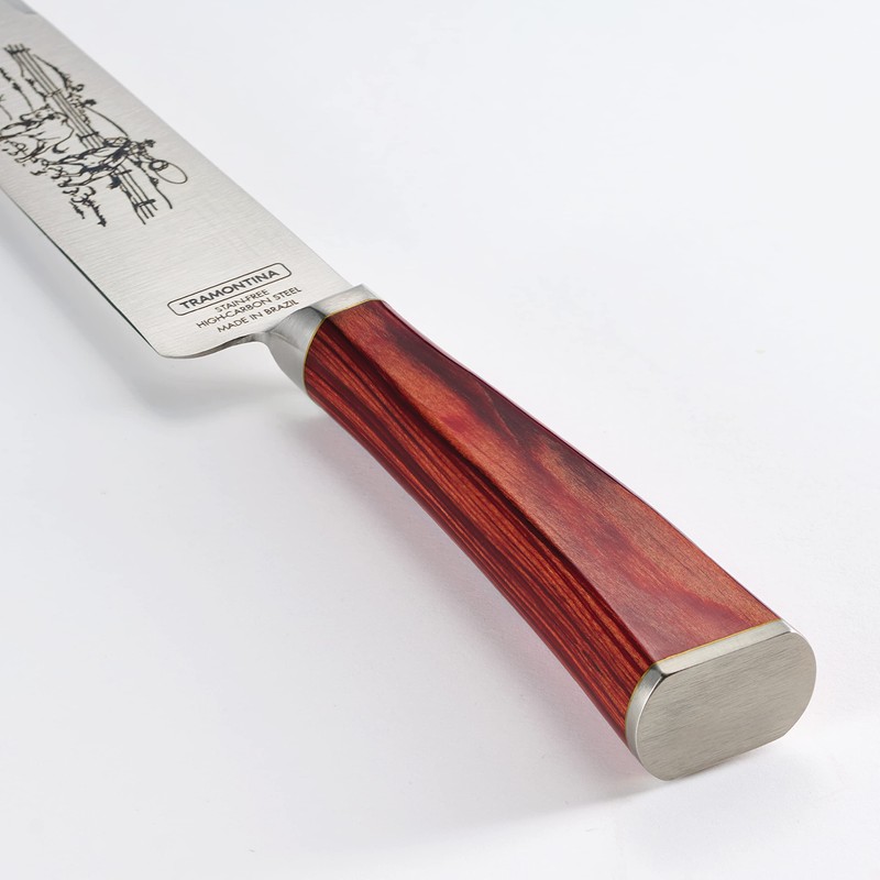 Tramontina Churrasco Gaucho Forged Style Knives, 7-Inch High-Carbon Stainless Steel
