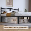 SHOANED Metal Bed Frame with Headboard - 14 Inch King
