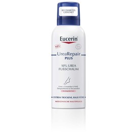 Eucerin UreaRepair plus foot foam 10% intensively moisturises and supports skin regeneration, 150 ml solution