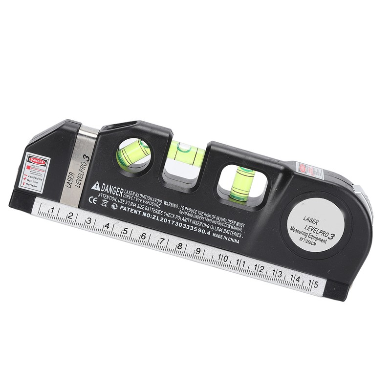 Multipurpose Laser Leveller Infrared Spirit Level Tape Measure Tool for