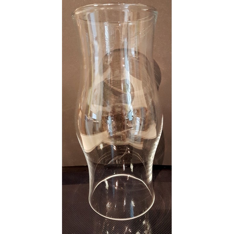 Oberstdorfer Glashütte Hurricane Lamp Cylinder Botomless transparent large Glass Windlight