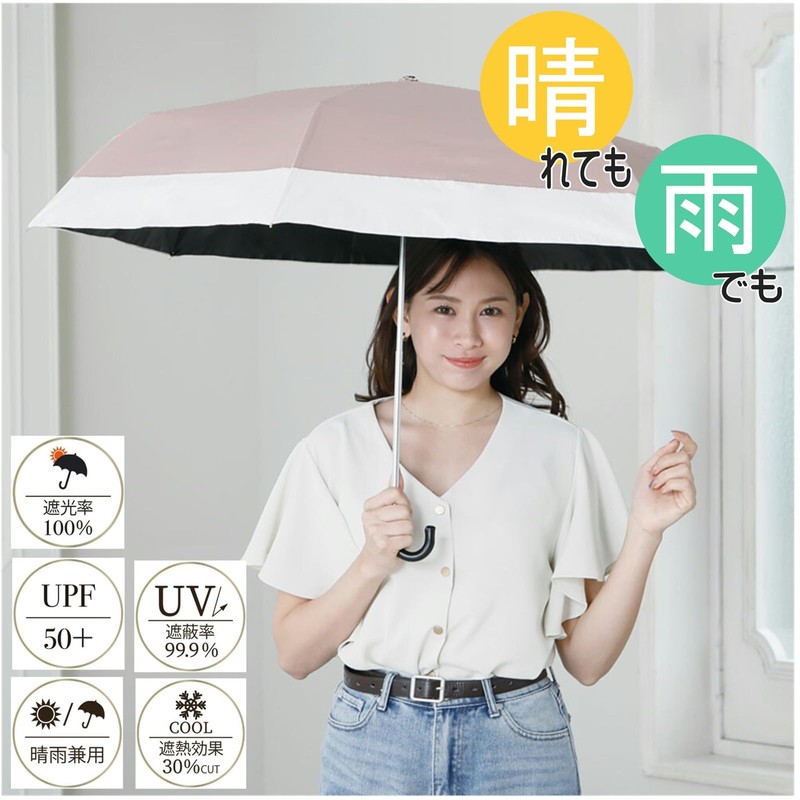 Ki-186 Folding Umbrella, Sun or Rain, Sun Parasol, UV Protection,