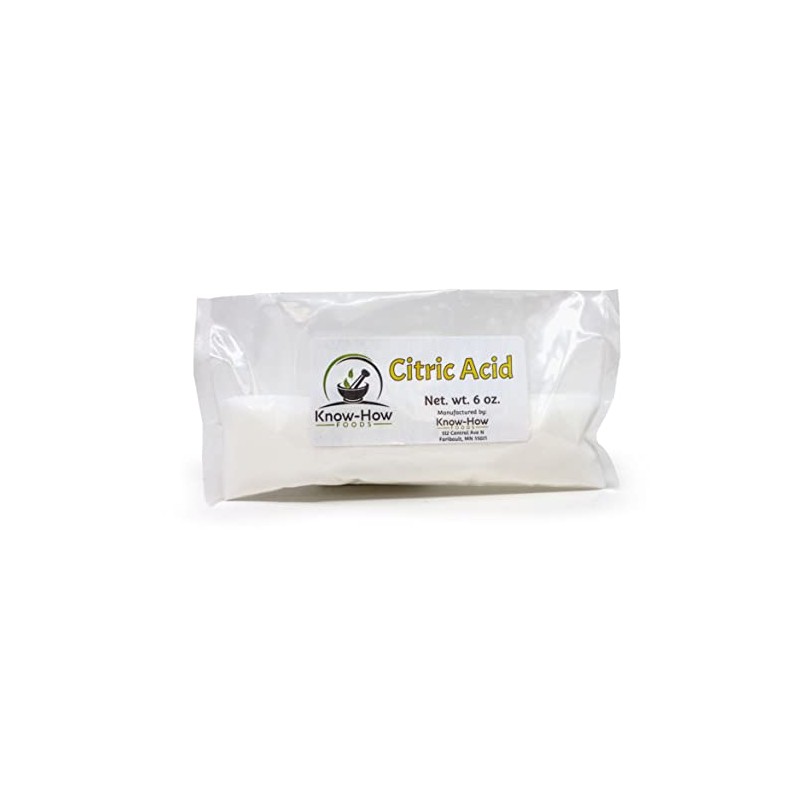 Know-How Brews & Foods Citric Acid 6 oz