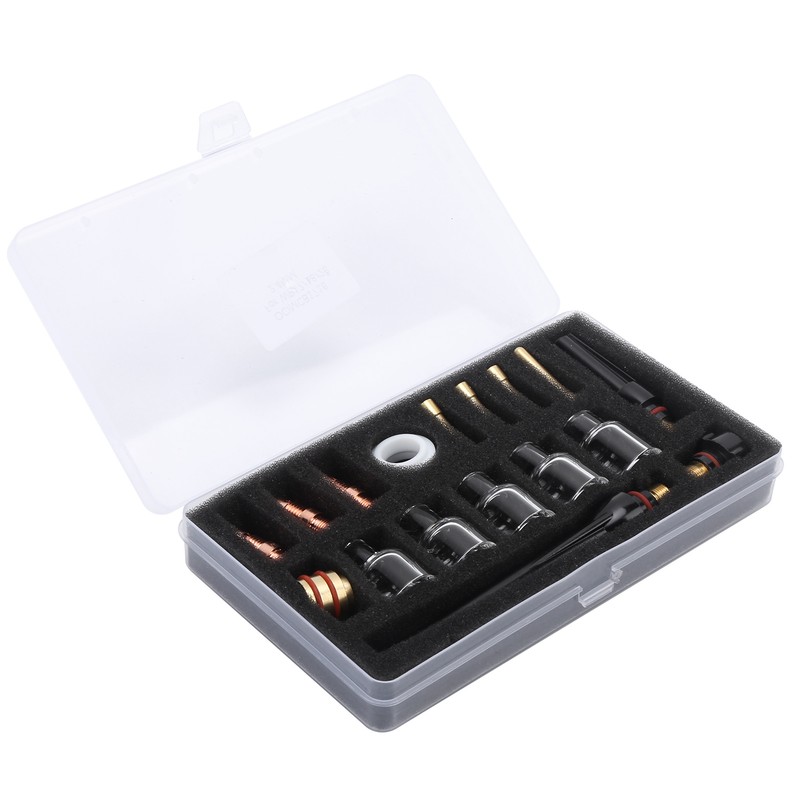 Welding Torch Accessories Kit Glass Cup Nozzle Welder Consumables for