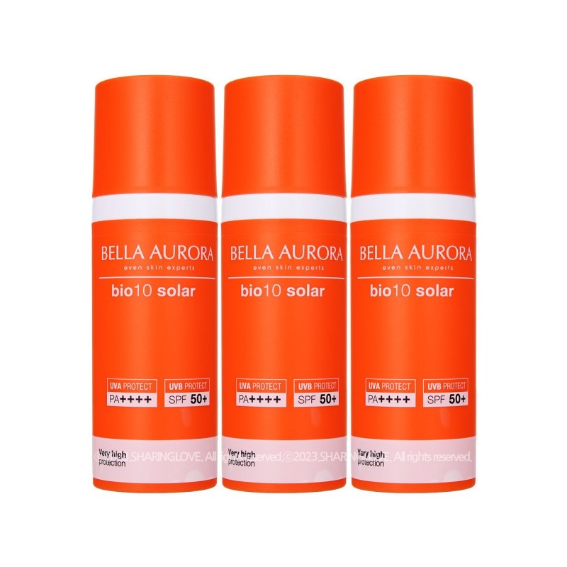 Bella Aurora Biotene Solar Sunscreen 50ml x 3 / 벨라오로라