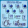 31PCS Christmas Garage Door Decorations Magnets - Merry Xmas Ball