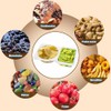 Uibolos 20pcs Snack Container,Contenedores para Snacks Reutilizables,Double Compartment Snack Containers
