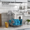 Nugget Ice Maker Countertop with Self-Cleaning, Crushed Ice Maker Machine
