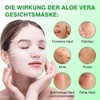 Aloe Vera Gesichtsmaske, Beruhigende & Feuchtigkeitsspendende Tuchmasken, 10 Stück, 25g