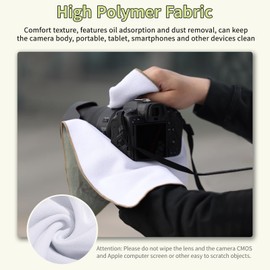 ULANZI Magic Cloth, White and Green, Protective case