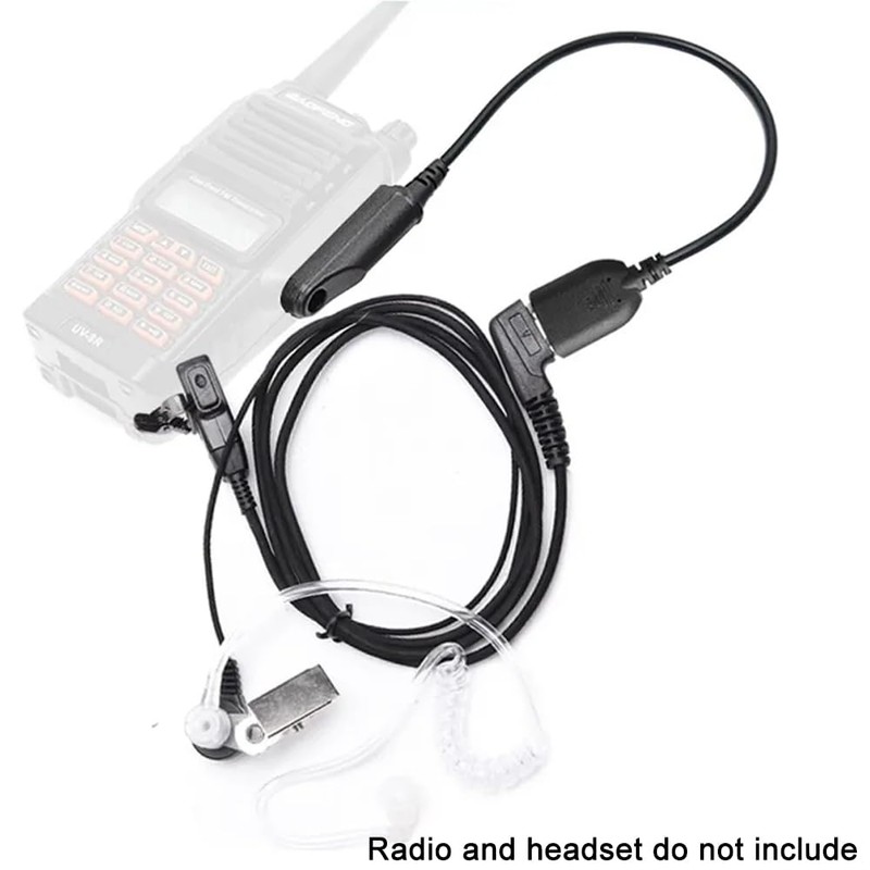 BAOFENG UV-9G Speaker Mic to 2 Pin K Plug Converter