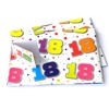 18th Birthday Gift Wrapping Paper Gift Wrap 2 Sheets &