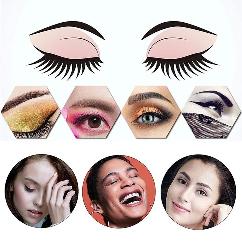 KKPLZZ Plastic Eyebrow Mold, PEVA Soft Eyebrow Shaper DIY Makeup