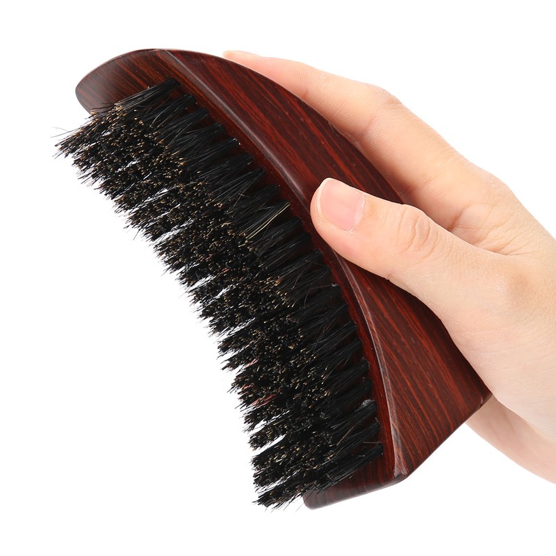 Men Beard Brush Anti Frizz Oil Head Bristle Face Massage