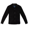 George Men's Corduroy Barn Jacket, Black Soot, Button Down, Size