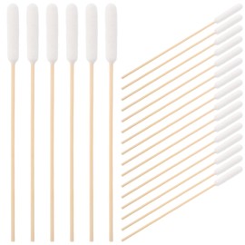 GANAZONO 100pcs Pets Cotton Swabs: Dogs Cotton Buds Sticks with Wooden Handle Safety Dogs Ear Infection Treatment for Puppy and Kitten Ear Care