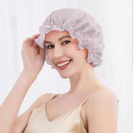 Zikanga Silk Night Cap, Night Cap, Hair Cap, Silk Cap, Hair Care, Protects Hair from Dryness, Moisture Absorbency, Breathable, Moisturizing Beautiful Hair, Prevents Sleeping Hair, Split Ends, For