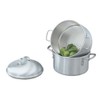 Vollrath 68123 Wear-Ever 3-Piece Vegetable Steamer Set with Base Pot