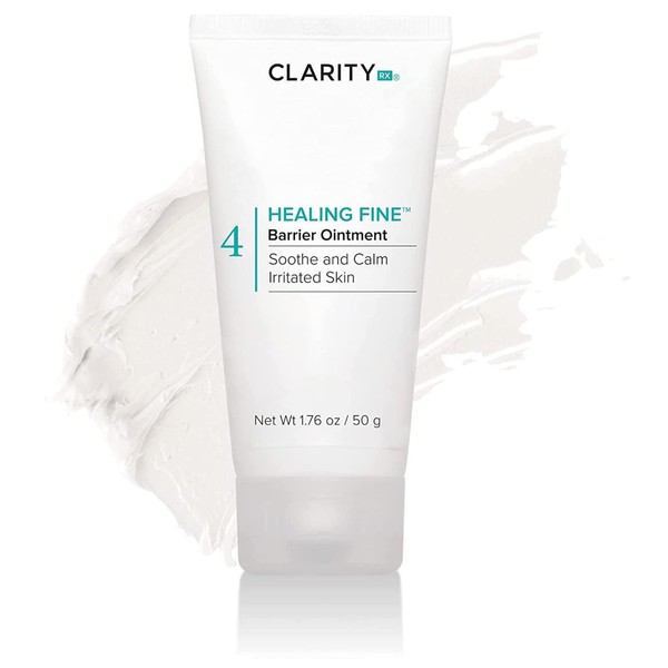 ClarityRx Healing Fine Barrier Ointment, Plant Based Post Procedure Gel for All Skin Types, Paraben Free, Natural Skin Care (1.76 oz)
