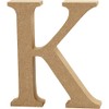 Letter, H: 8 cm, MDF, K, 1pc