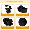 Geiserailie 150 Pcs Black T Post Insulators Electric Fence Posts